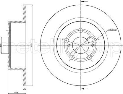 Fri.Tech. BD0447 - Тормозной диск unicars.by