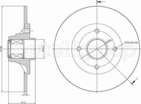 Fri.Tech. BD0688 - Тормозной диск unicars.by