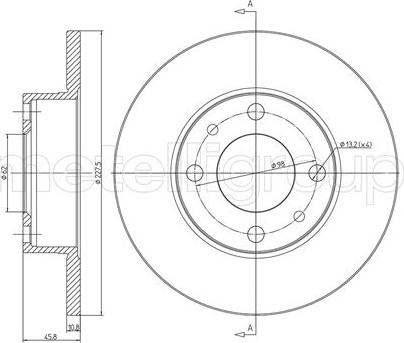 Fri.Tech. BD0021 - Тормозной диск unicars.by