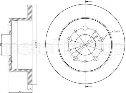 Fri.Tech. BD0114 - Тормозной диск unicars.by