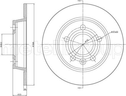 Fri.Tech. BD0139 - Тормозной диск unicars.by