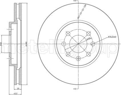 Fri.Tech. BD0391 - Тормозной диск unicars.by