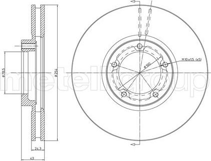 Fri.Tech. BD0267 - Тормозной диск unicars.by