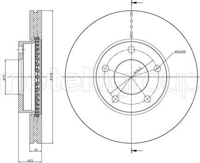 Fri.Tech. BD0227 - Тормозной диск unicars.by