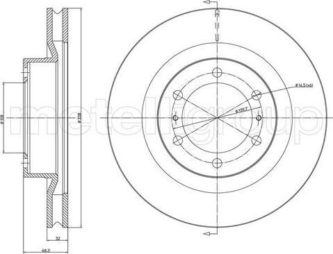 Dynamatrix DBD2093C - Тормозной диск unicars.by