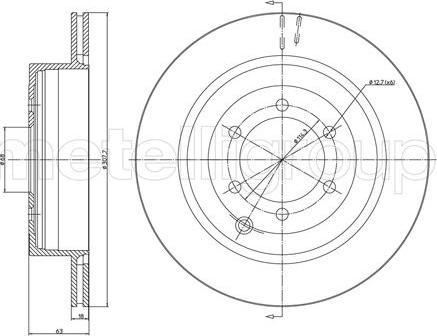 Fri.Tech. BD1423 - Тормозной диск unicars.by