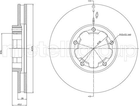 Roadhouse NCA1145.20 - Тормозной диск unicars.by