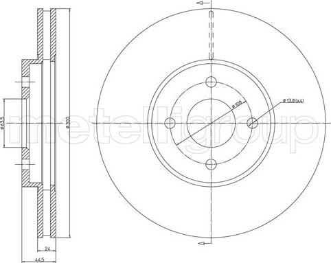 Fri.Tech. BD1004 - Тормозной диск unicars.by