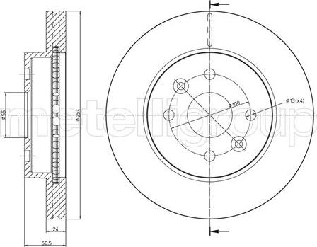 Fri.Tech. BD1030 - Тормозной диск unicars.by