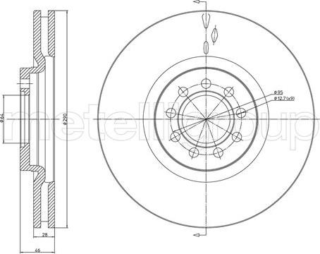 Fri.Tech. BD1252 - Тормозной диск unicars.by