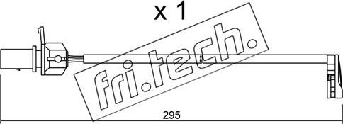 Fri.Tech. SU.224 - Сигнализатор, износ тормозных колодок unicars.by