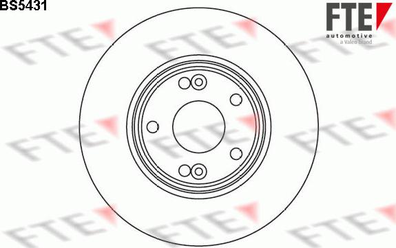 FTE BS5431 - Тормозной диск unicars.by