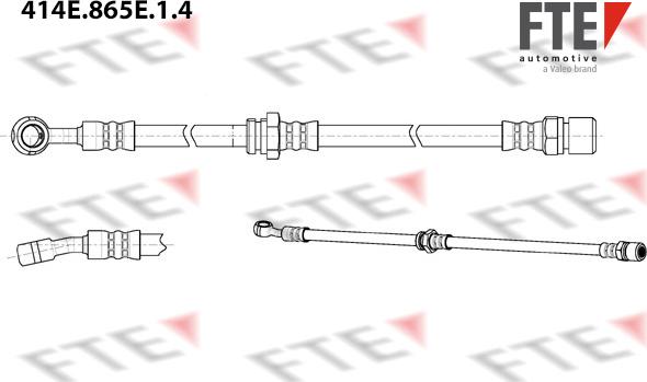 FTE 414E.865E.1.4 - Тормозной шланг unicars.by