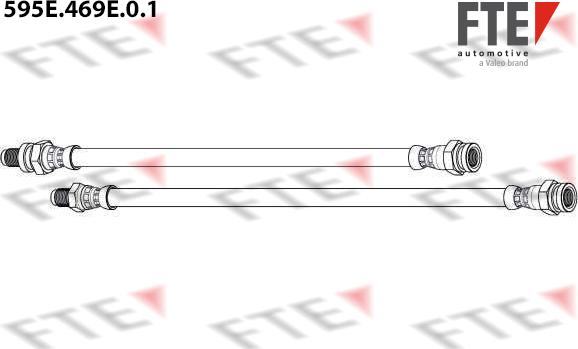 FTE 595E.469E.0.1 - Тормозной шланг unicars.by