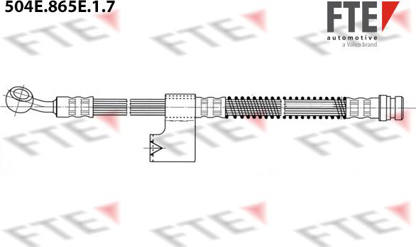 FTE 504E.865E.1.7 - Тормозной шланг unicars.by