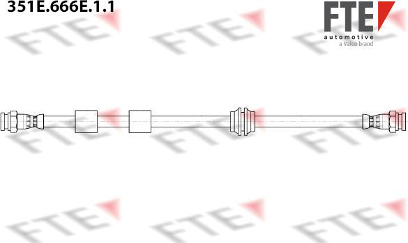 FTE 351E.666E.1.1 - Тормозной шланг unicars.by