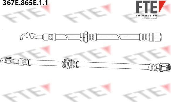 FTE 367E.865E.1.1 - Тормозной шланг unicars.by