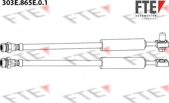 FTE 303E.865E.0.1 - Тормозной шланг unicars.by