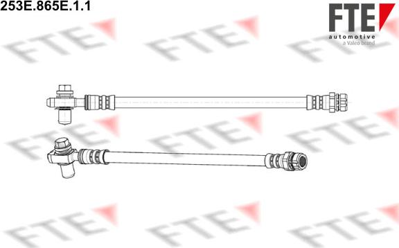 FTE 253E.865E.1.1 - Тормозной шланг unicars.by