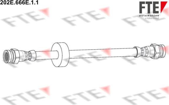 FTE 202E.666E.1.1 - Тормозной шланг unicars.by