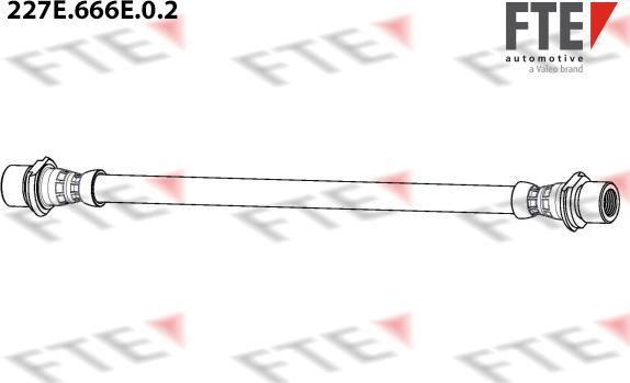 FTE 227E.666E.0.2 - Тормозной шланг unicars.by