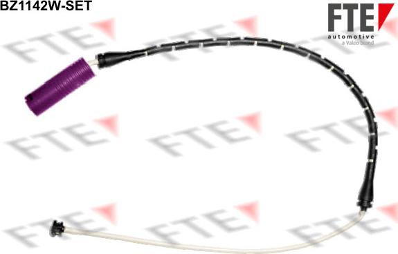 FTE BZ1142W-SET - Сигнализатор, износ тормозных колодок unicars.by