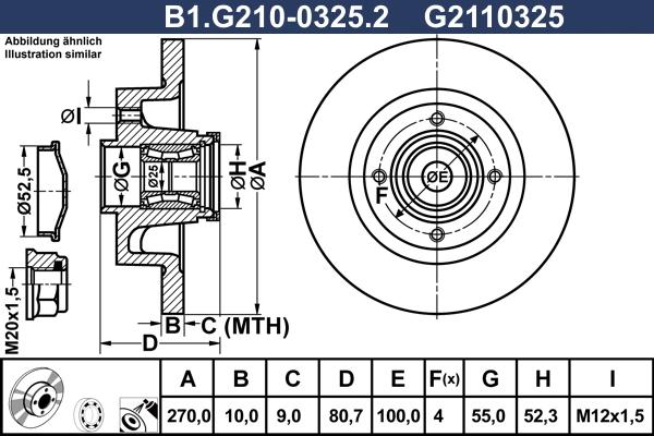 Galfer B1.G210-0325.2 - Тормозной диск unicars.by