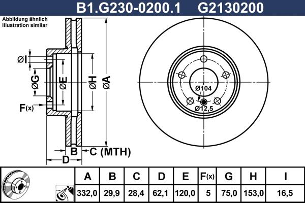 Galfer B1.G230-0200.1 - Тормозной диск unicars.by