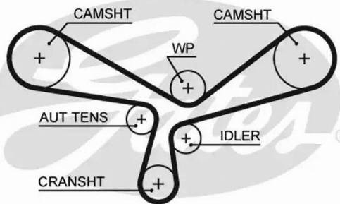 Gates 5520XS - Зубчатый ремень ГРМ unicars.by