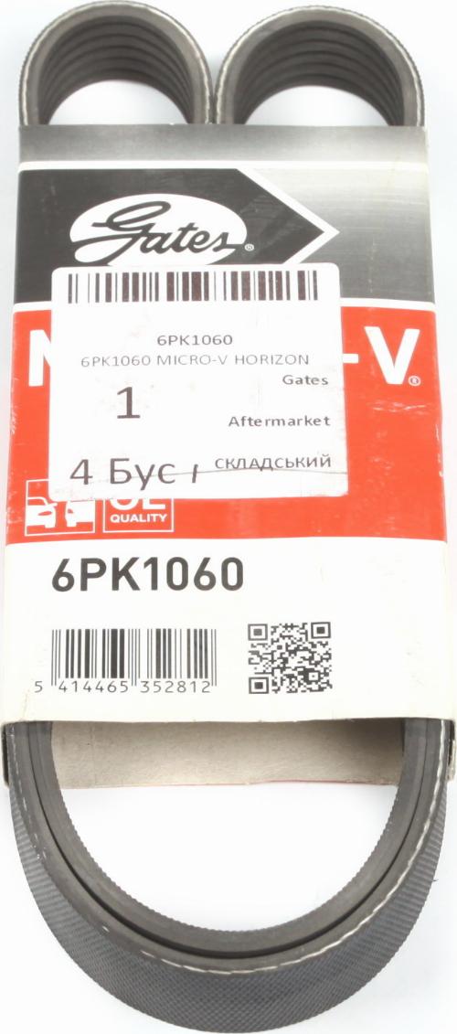 Gates 6PK1060 - Поликлиновой ремень unicars.by