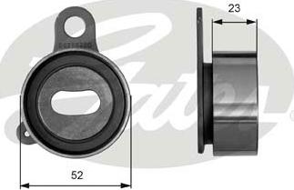 Gates T41066 - Натяжной ролик, зубчатый ремень ГРМ unicars.by