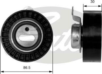 Gates T41008 - Натяжной ролик, зубчатый ремень ГРМ unicars.by