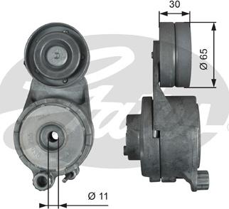 Gates T39294 - Натяжитель, поликлиновый ремень unicars.by