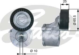 Gates T39281 - Натяжитель, поликлиновый ремень unicars.by