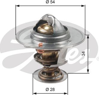 Gates TH47685G1 - Термостат охлаждающей жидкости / корпус unicars.by