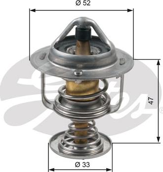 Gates TH30580G1 - Термостат охлаждающей жидкости / корпус unicars.by