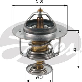 Gates TH30282G1 - Термостат охлаждающей жидкости / корпус unicars.by