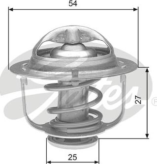 Gates TH23685G1 - Термостат охлаждающей жидкости / корпус unicars.by