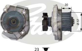 Gates WP0054 - Водяной насос unicars.by