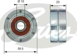 GATES-AU T42103 - Направляющий ролик, зубчатый ремень ГРМ unicars.by