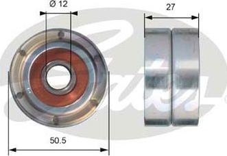 GATES-AU T42102 - Направляющий ролик, зубчатый ремень ГРМ unicars.by