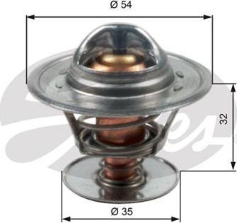 GATES-AU TH13684G1 - Термостат охлаждающей жидкости / корпус unicars.by