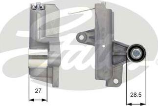 GATES-SEA T43113 - Успокоитель, зубчатый ремень unicars.by