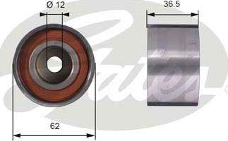 GATES-SEA T42030 - Направляющий ролик, зубчатый ремень ГРМ unicars.by