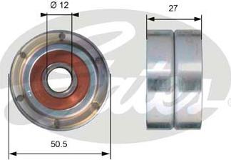 GATES-SEA T42102 - Направляющий ролик, зубчатый ремень ГРМ unicars.by