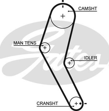 GATES-SEA T1120 - Зубчатый ремень ГРМ unicars.by