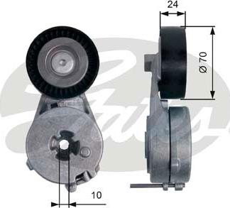 GATES-SEA T39122 - Натяжитель, поликлиновый ремень unicars.by