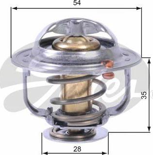 GATES-SEA TH43880G1 - Термостат охлаждающей жидкости / корпус unicars.by