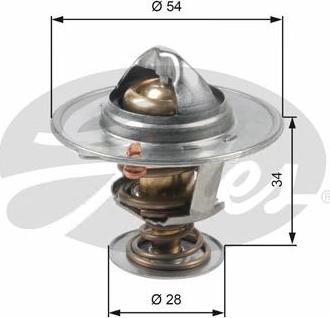 GATES-SEA TH47685G1 - Термостат охлаждающей жидкости / корпус unicars.by