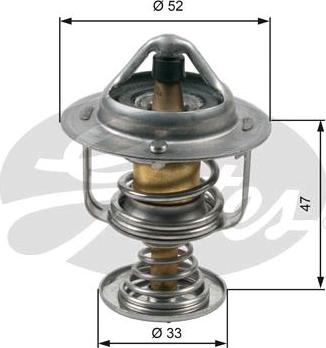 GATES-SEA TH30580G1 - Термостат охлаждающей жидкости / корпус unicars.by